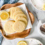Simple Lemon Shortbread Cookies