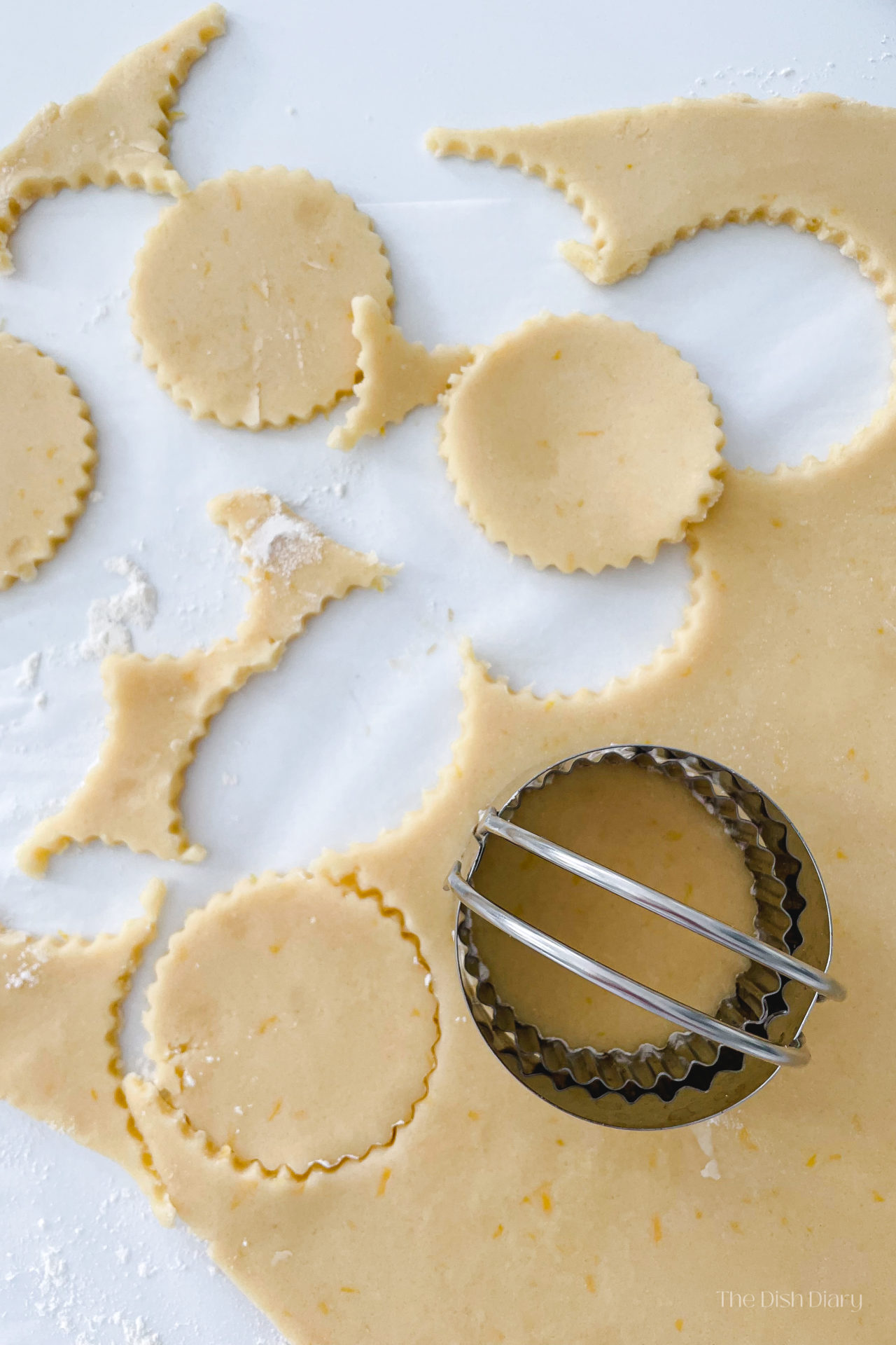 Simple Lemon Shortbread Cookies