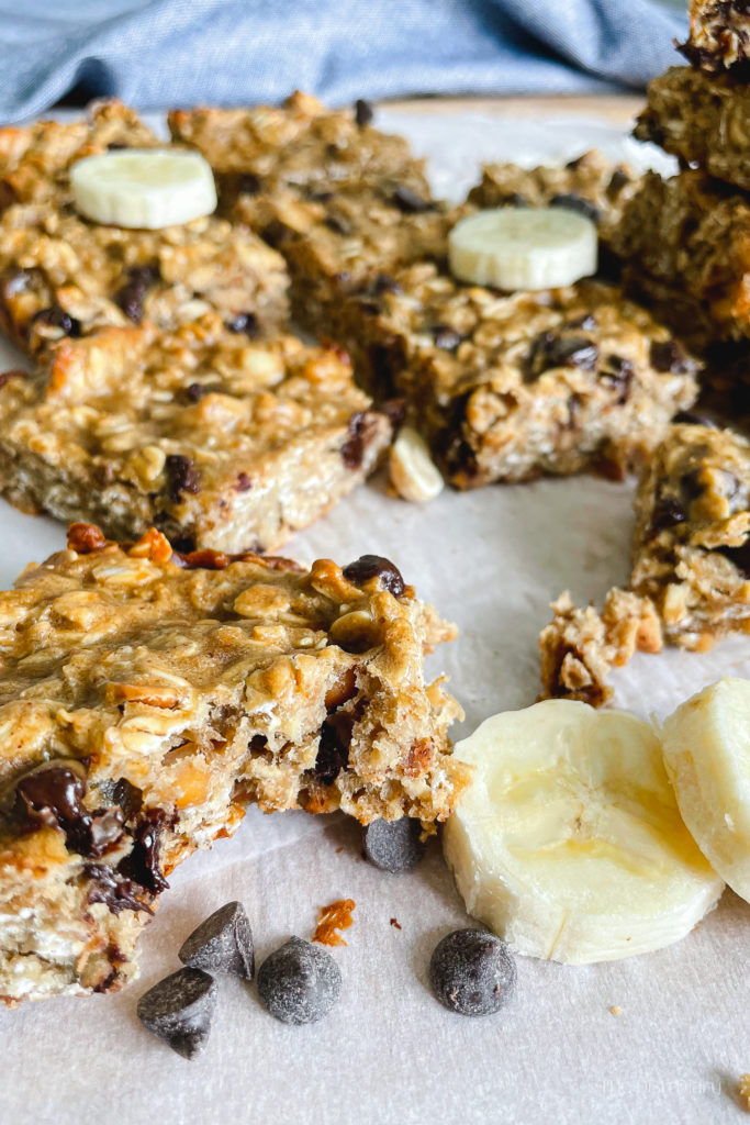 Banana Oat Protein Bars