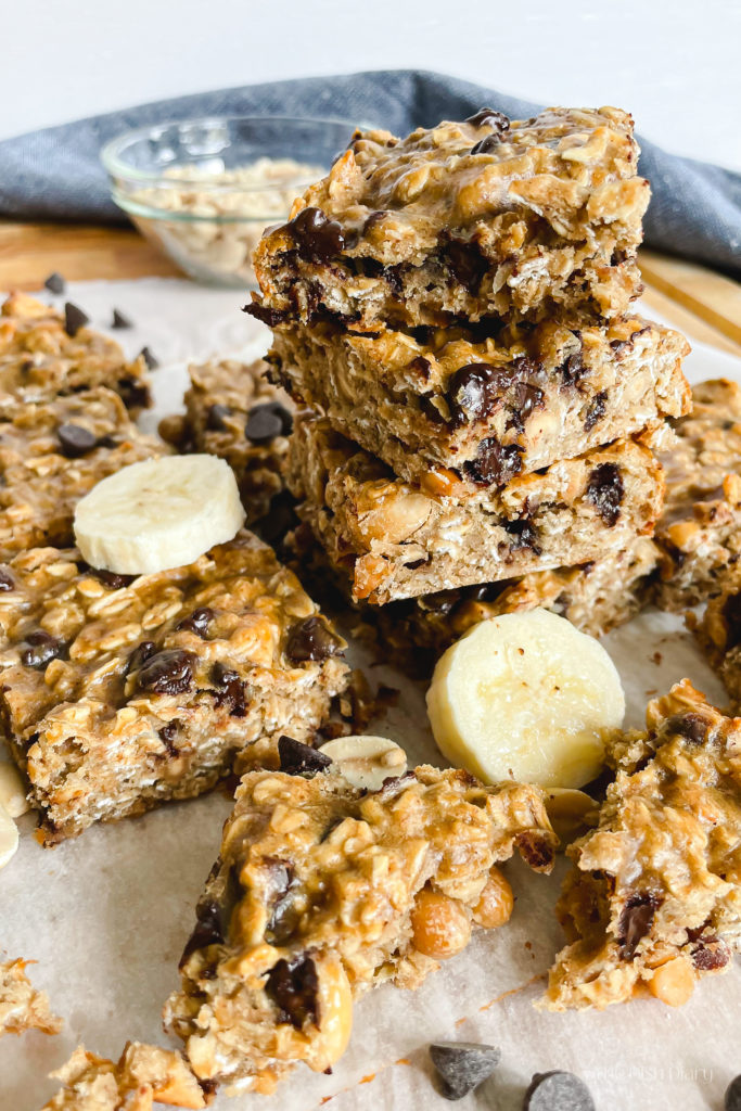 Banana Oat Protein Bars