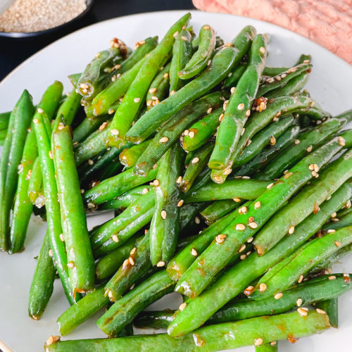 Easy Soy Glazed Green Beans - The Dish Diary