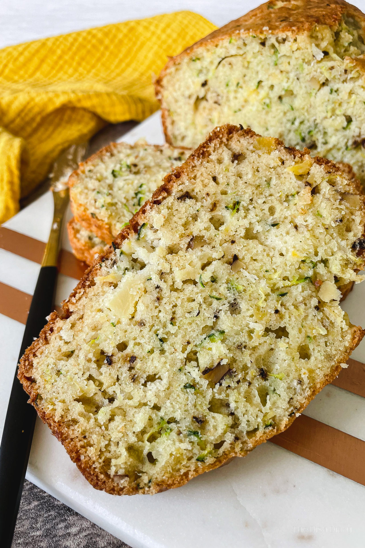 Pina Colada Zucchini Loaf