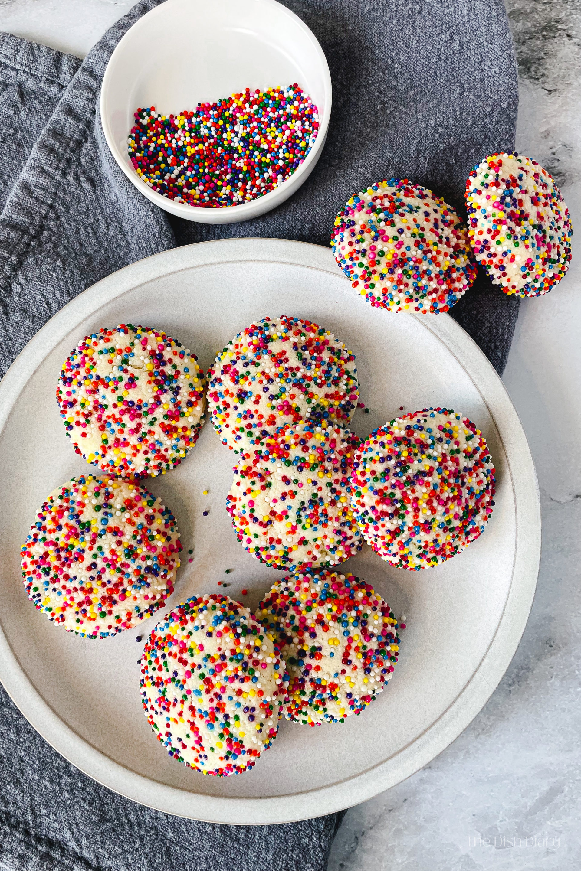 Rainbow Sprinkle Cookies