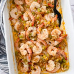 Cheesy Oven-baked Shrimp and Grits