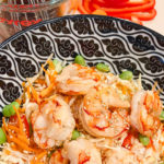 Asian Cabbage Slaw with Grilled Shrimp