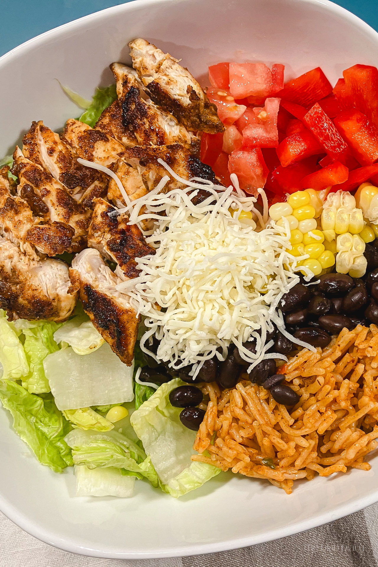 Loaded Chicken Taco Salad Bowl