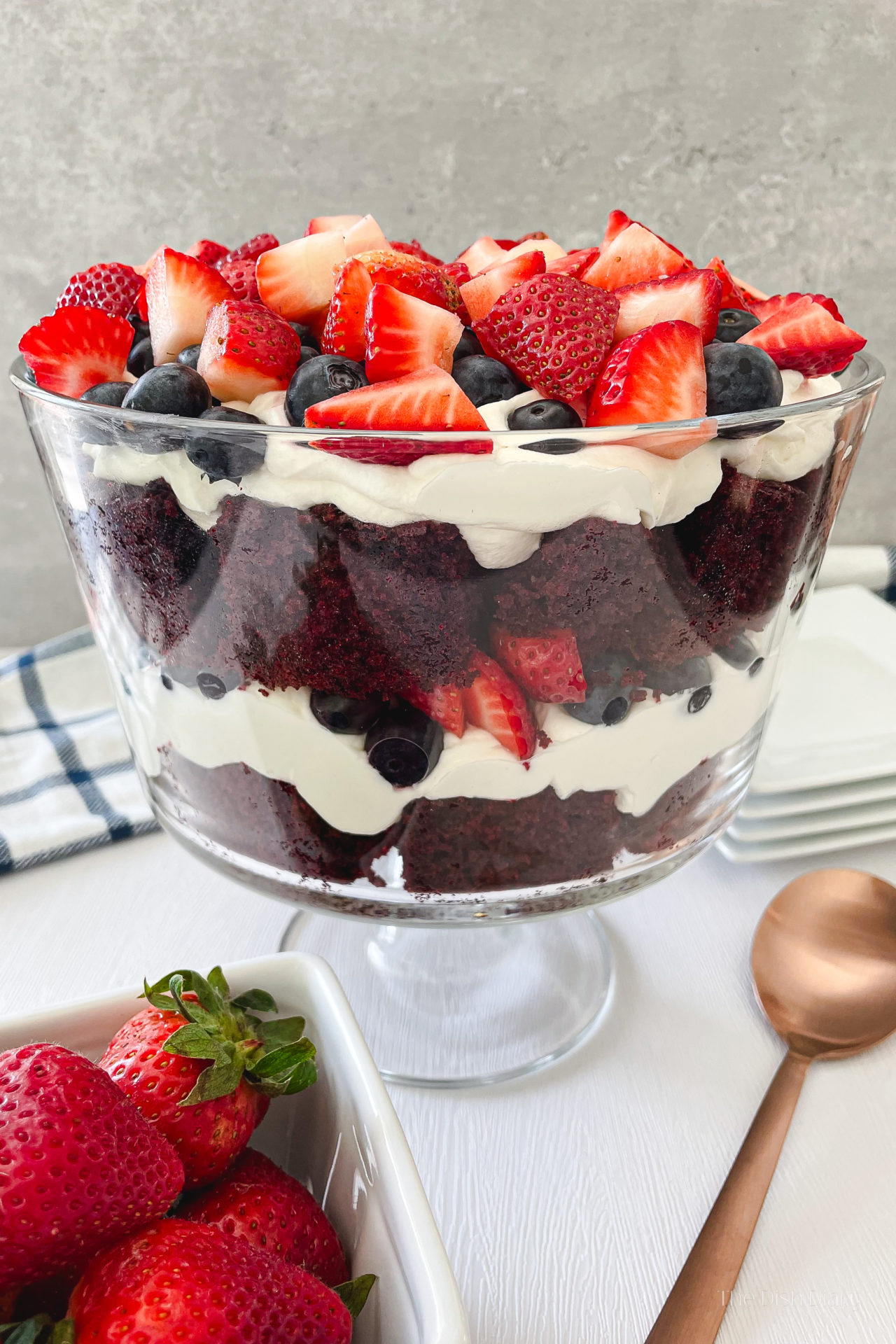 Red Velvet Berry Trifle