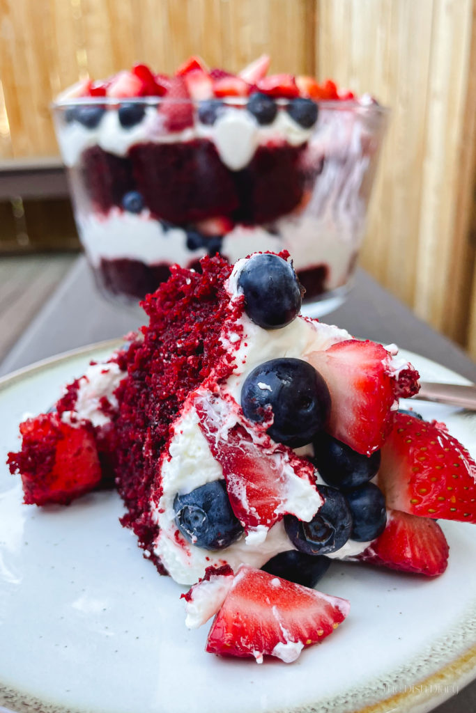 Red Velvet Berry Trifle