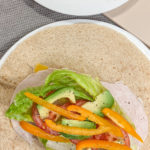 Cold Turkey and Vegetable Wrap