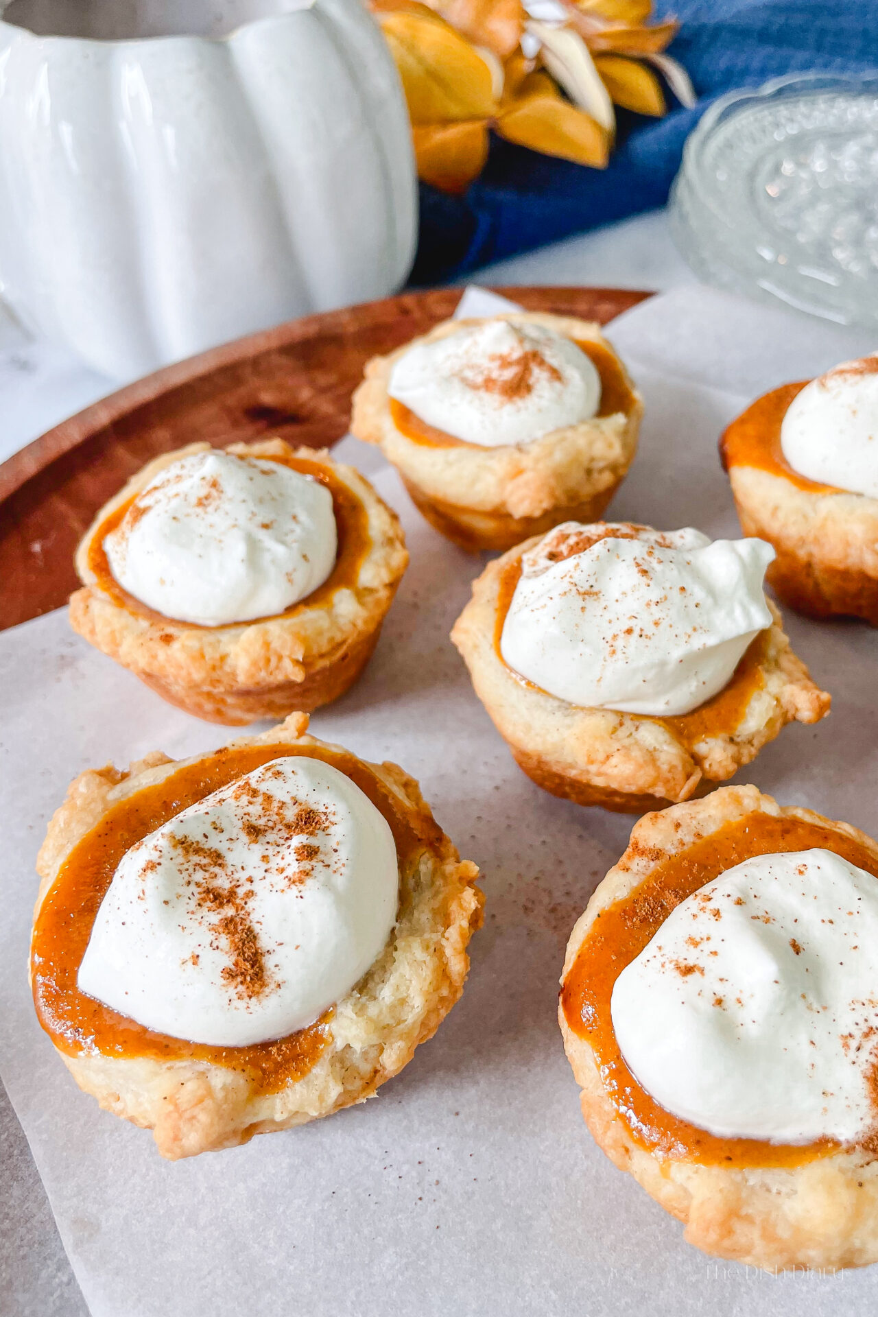 Mini 7-Ingredient Pumpkin Pie Tarts