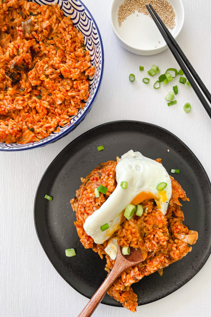 Simple Kimchi Tuna Fried Rice