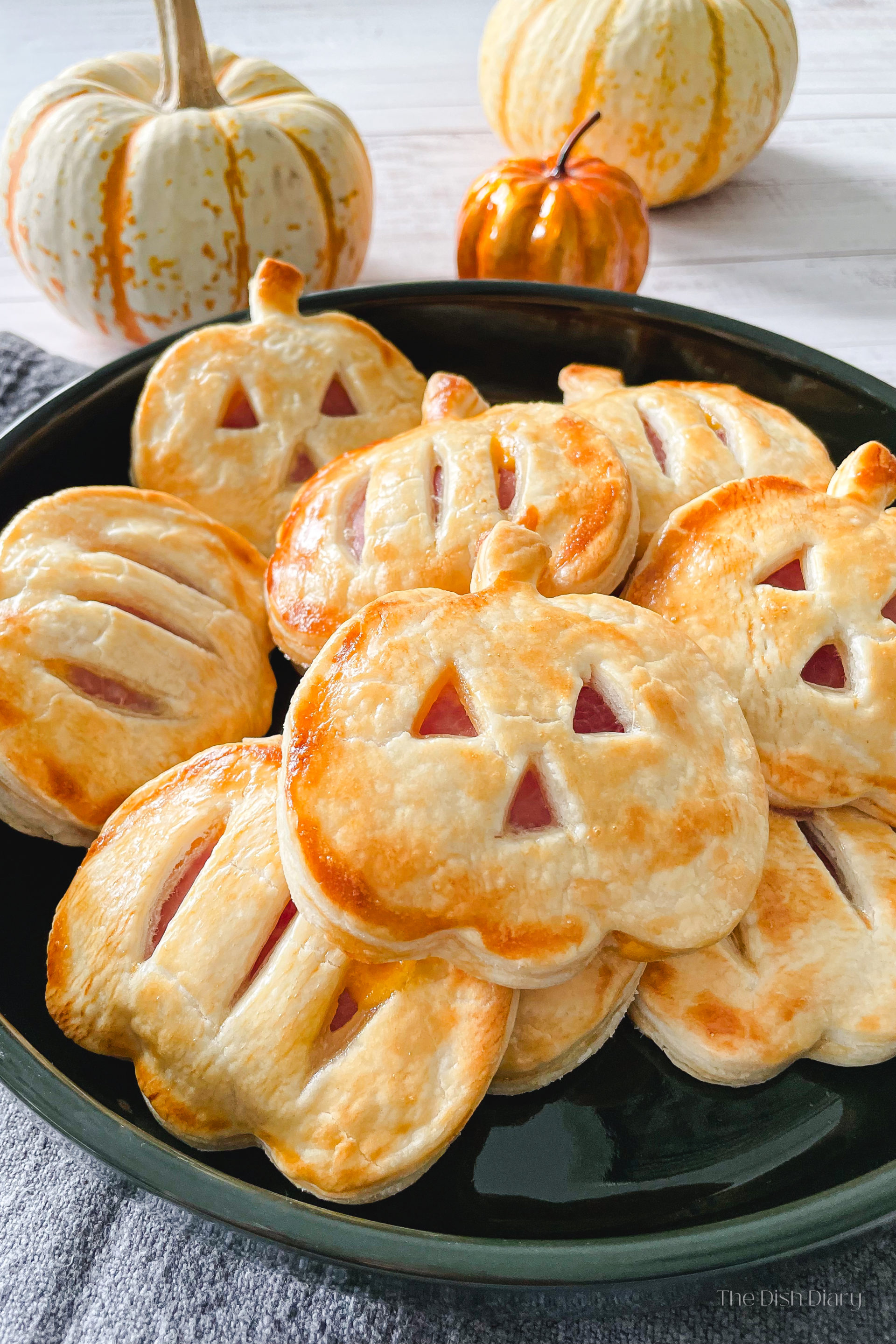 Halloween Ham and Cheese Hand Pies