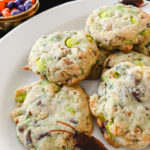 Halloween Moldy Candy and Walnut Cookies