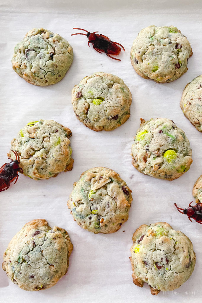 Halloween Moldy Candy and Walnut Cookies