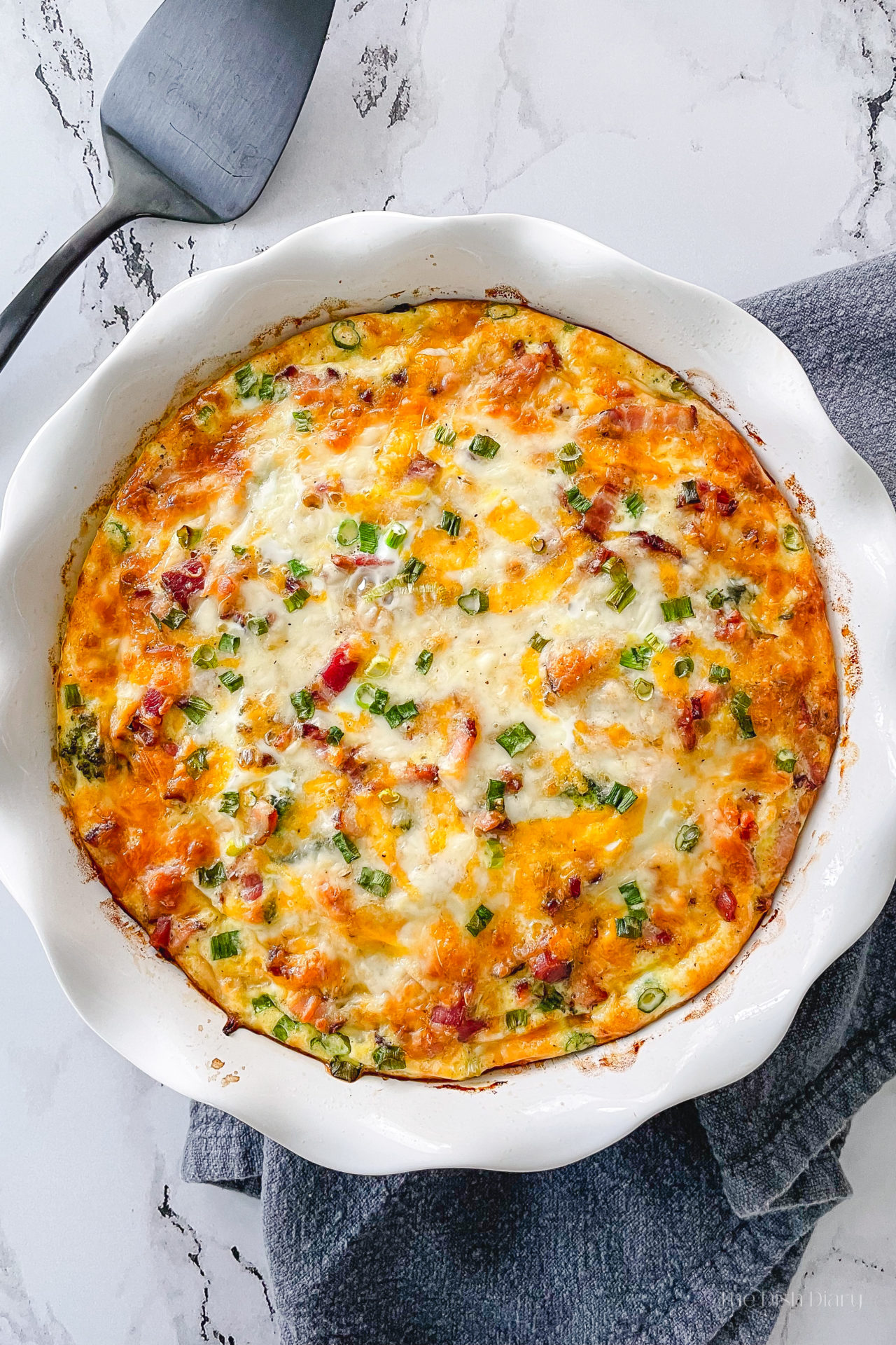 Bacon and Broccoli Crustless Quiche