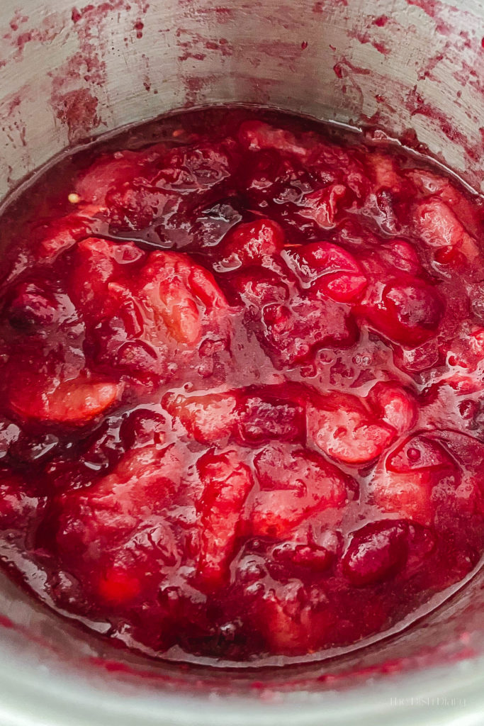 Fresh Cranberry and Grape Compote