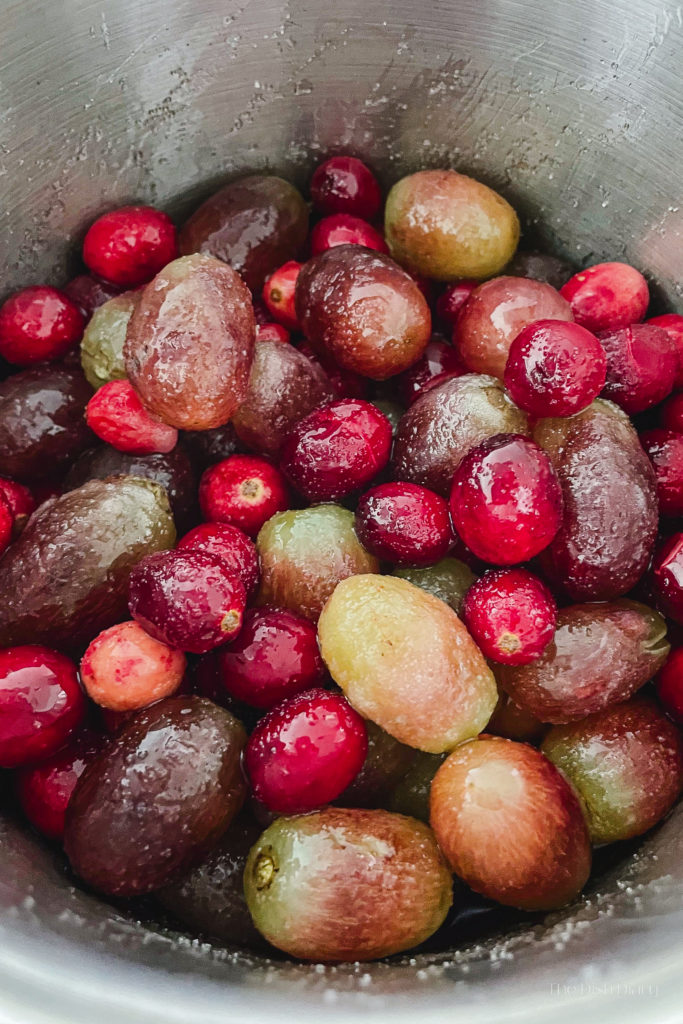 Fresh Cranberry and Grape Compote