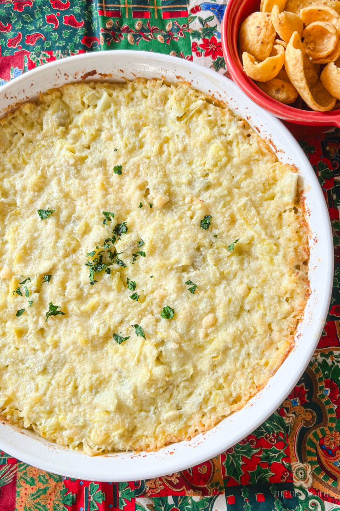 Impossibly Easy Artichoke Dip