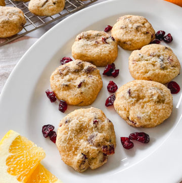 Soft Cranberry and Orange Cookies