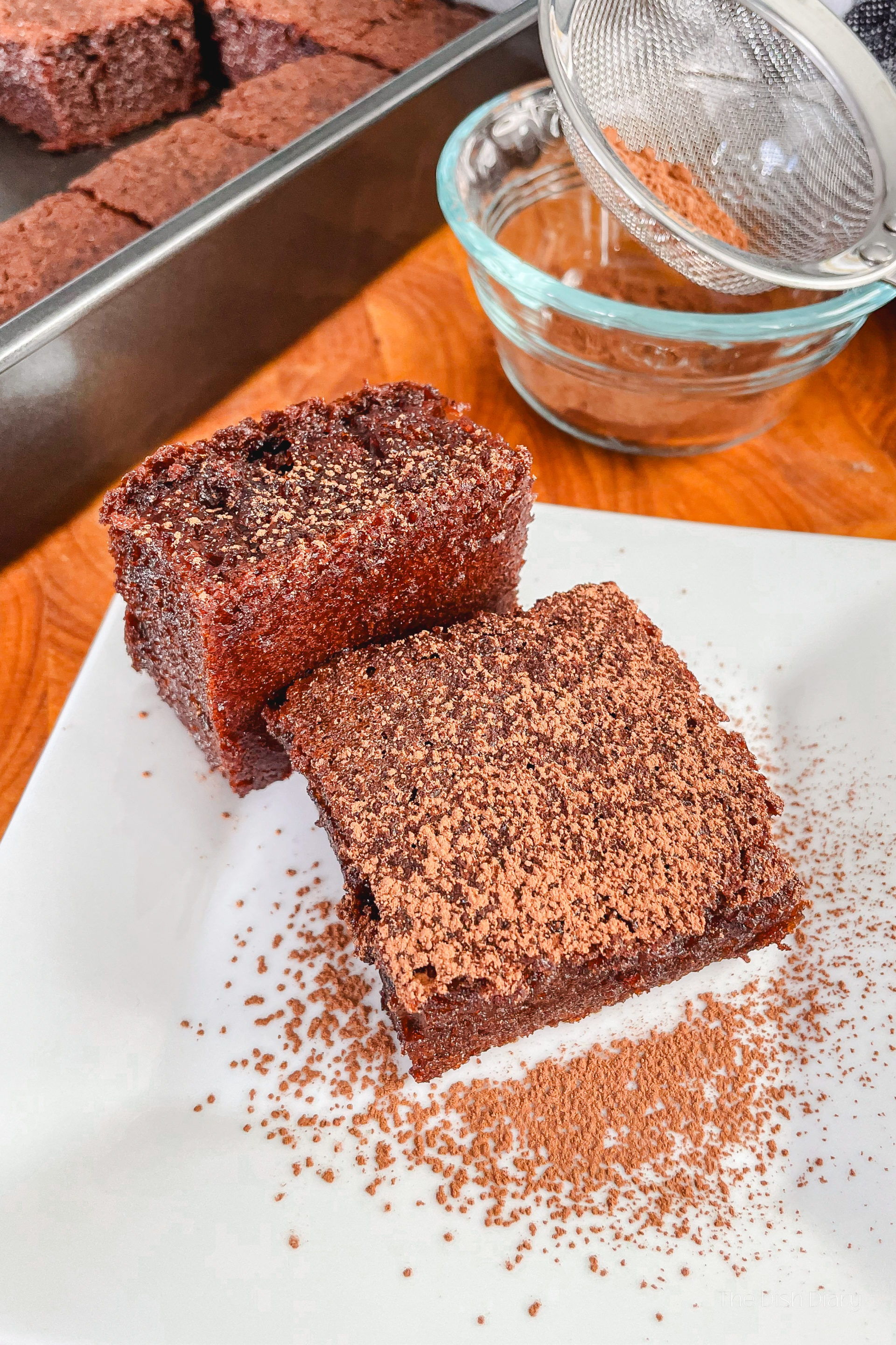 Baked Chocolate Mochi