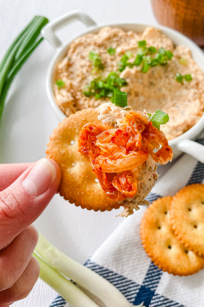 Kimchi Cream Cheese Dip