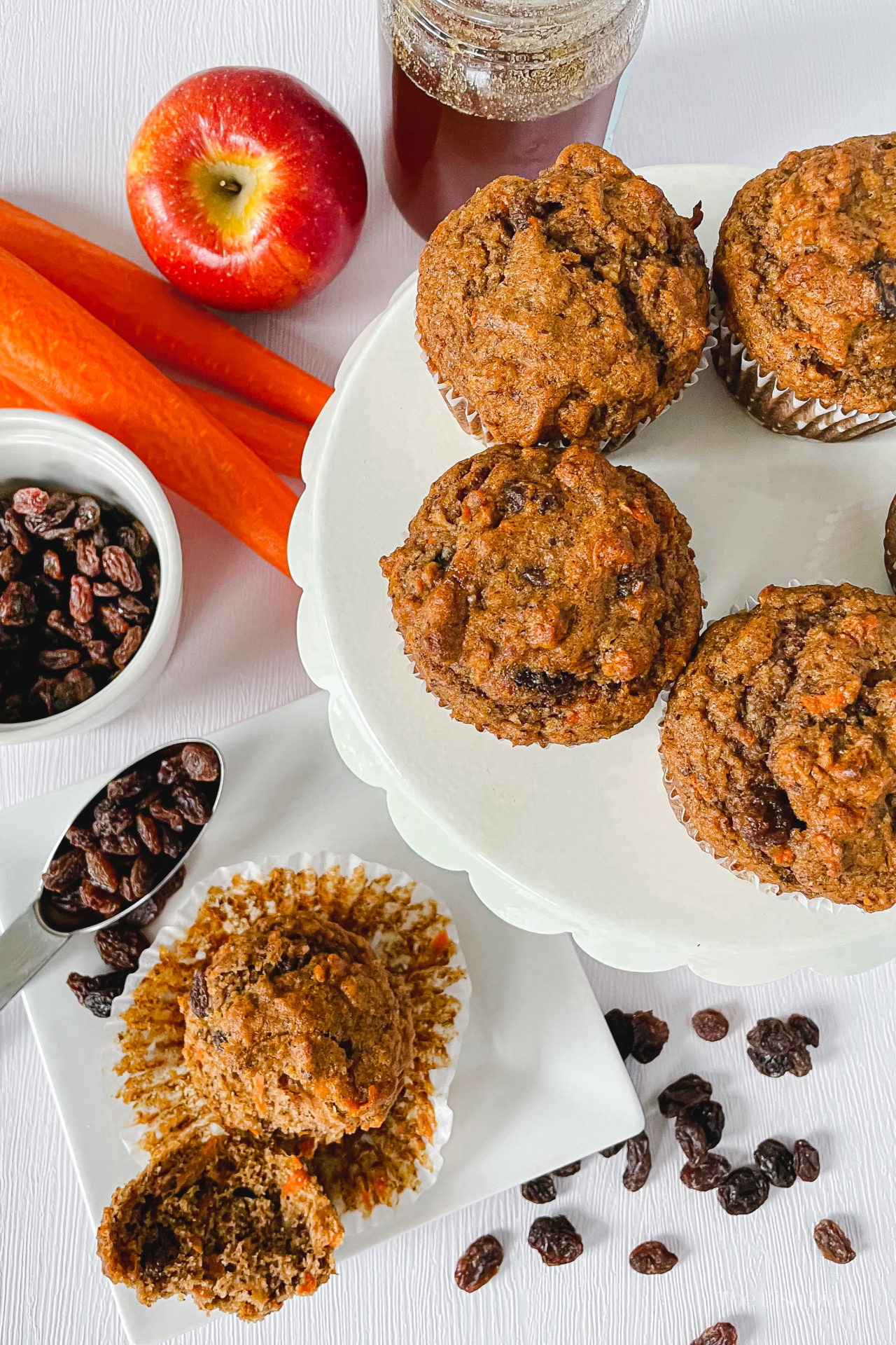 Healthier Morning Glory Muffins