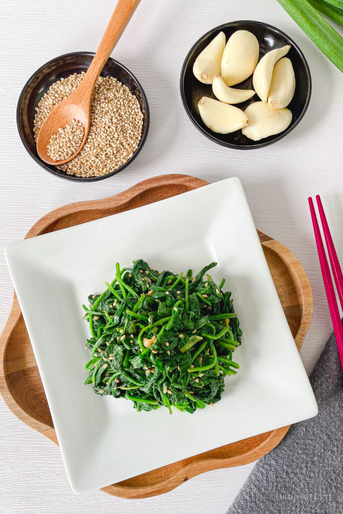 Korean Spinach Side Dish