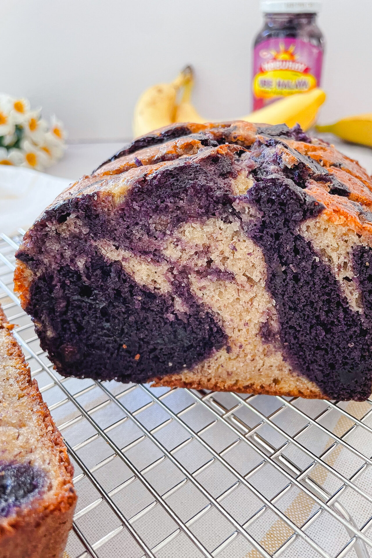 Ube Banana Bread Loaf