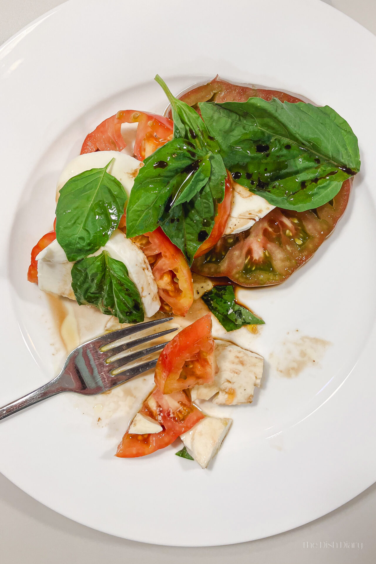 Simple Heirloom Caprese Salad