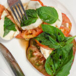 Simple Heirloom Caprese Salad