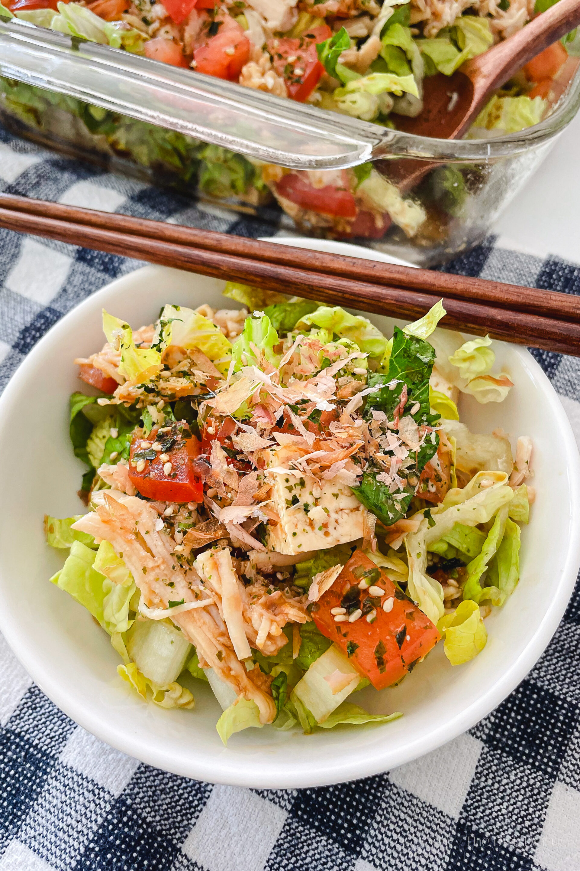 Easy Layered Tofu Salad