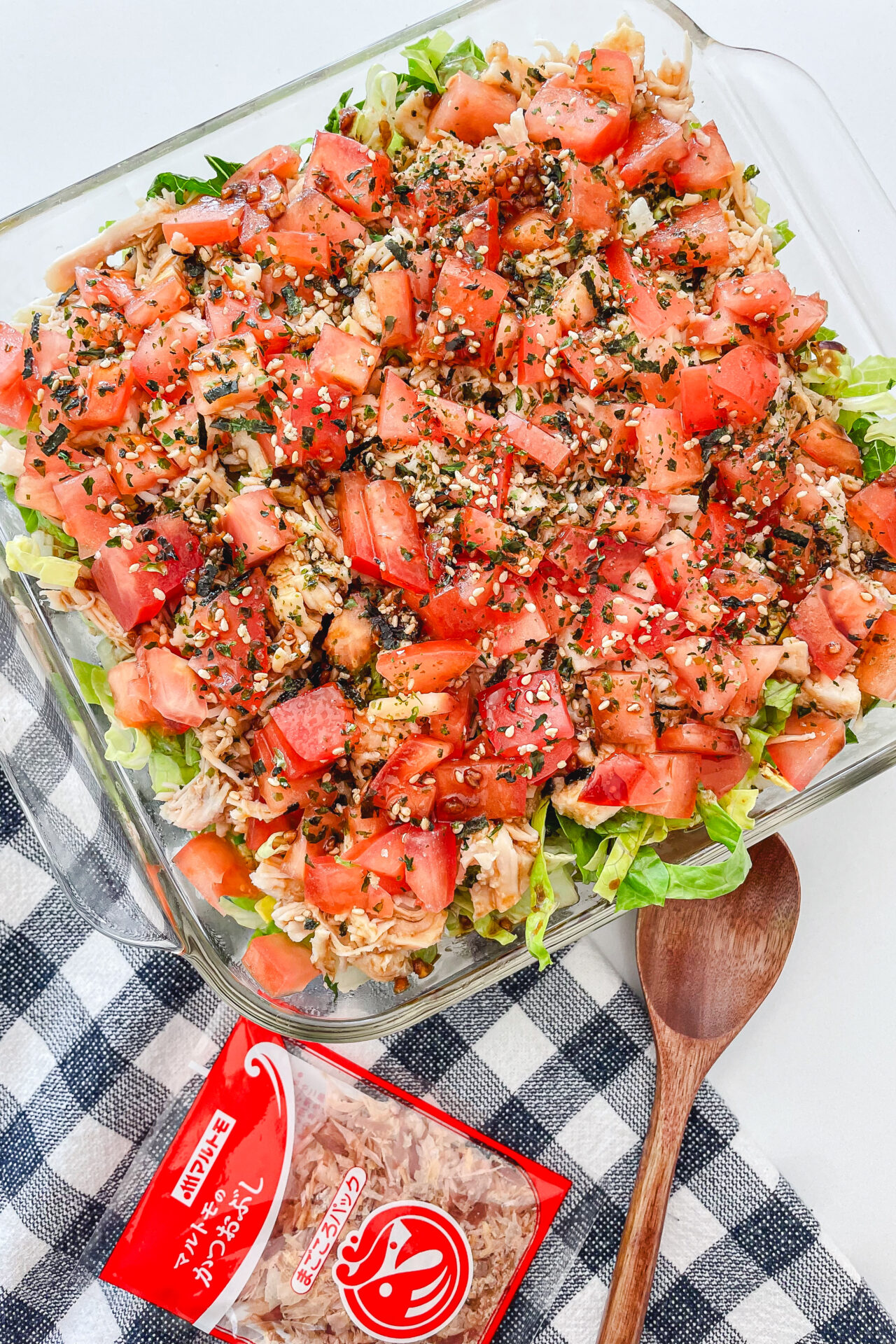 Easy Layered Tofu Salad