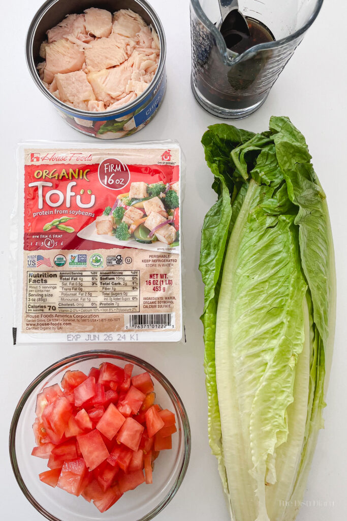 Easy Layered Tofu Salad