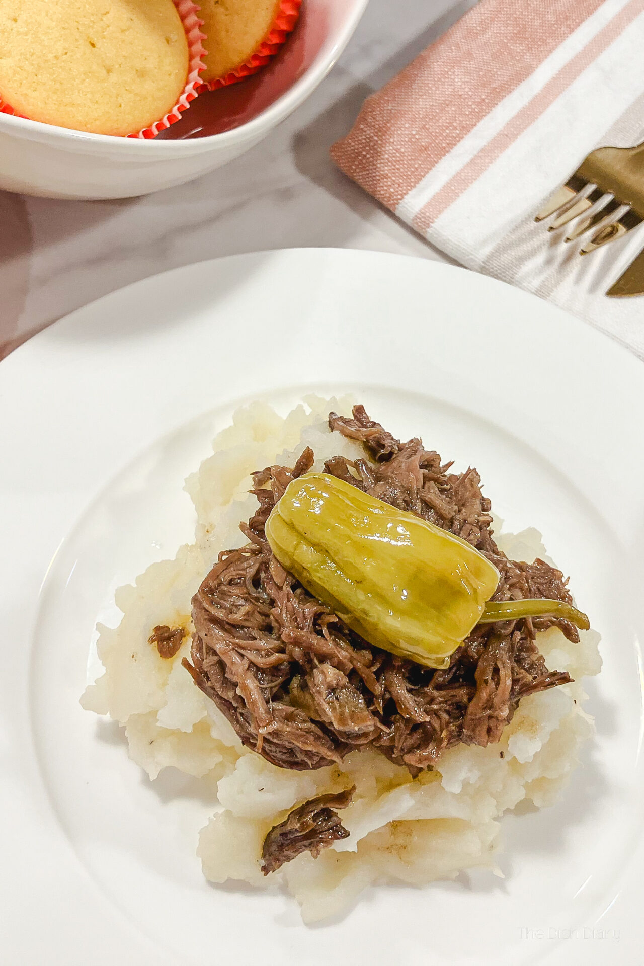 Slow Cooker Mississippi Pot Roast
