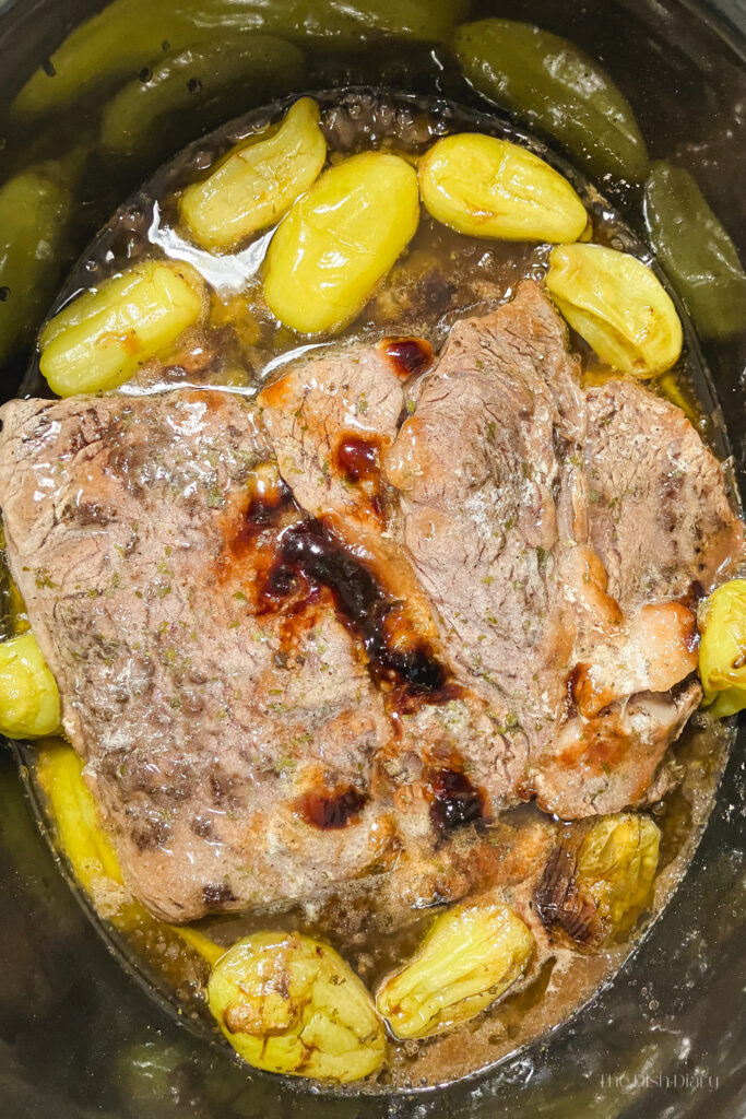 Slow Cooker Mississippi Pot Roast